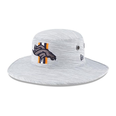 Denver Broncos Gorra | New Era Official NFL Training Panama Bucket Hat Mexico - Naranjas